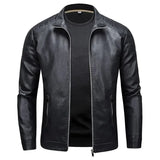 Stand Krave Leather Jacket