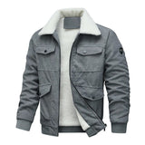 Elegant Corduroy and Fleece Jacket