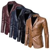 Casual Leather Jacket for Business