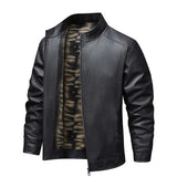 Vintage Fleece Leather Lined Jacket