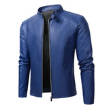 Elegant Men's Biker Leather Jacket