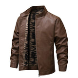 Vintage Fleece Leather Lined Jacket
