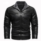 Retro Fleece Leather Lined Jacket