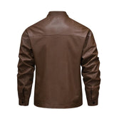 Vintage Fleece Leather Lined Jacket