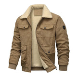 Elegant Corduroy and Fleece Jacket