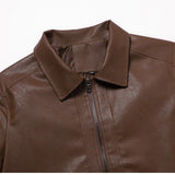 Vintage Leather Motorcycle Jacket