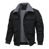 Elegant Corduroy and Fleece Jacket