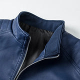 Stand Krave Leather Jacket