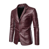 Casual Business Leather Jacket