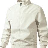 Elegant Windbreaker Bomber Jacket