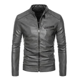 Leather Jacket with Fur