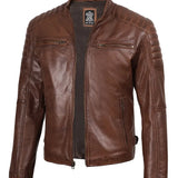 Viktor Brun Cafe Racer Leather Jacket