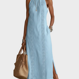 Jimena - linen midi dress