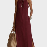 Jimena - linen midi dress
