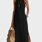 Jimena - linen midi dress