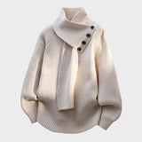 Arielle - Comfortable Sweater with Shawl Neckline