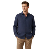 Men's Kensington Shirt in Lightweight Linen with a Relaxed Fit