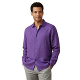 Men's Kensington Shirt in Lightweight Linen with a Relaxed Fit