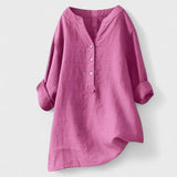 Freya - Comfortable Button-Up Shirt