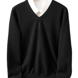 Elegant V-Neck Sweater