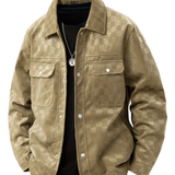 Plaid Suede Jacket