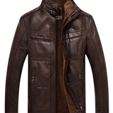 Men's Jacket Made of High-Quality Leather