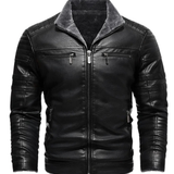 Retro Fleece Leather Lining Jacket