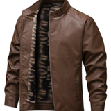 Vintage Fleece Leather Lined Jacket