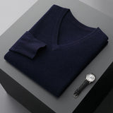 Wool Sweater with V-Neck