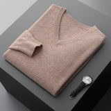 Wool Sweater with V-Neck